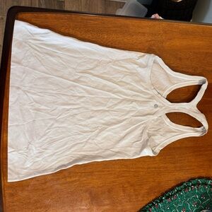 Lululemon Athletica White Tank Top